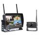 Digital Wireless Backup Camera 7 Monitor Rear View System 12-24V For Trailer RV