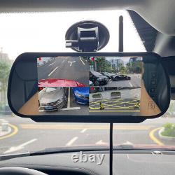 Digital Wireless Backup Camera 7 Monitor Rear View System 12-24V For Trailer RV