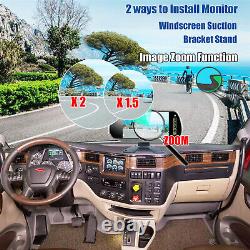 Digital Wireless Backup Camera 7 Monitor Rear View System 12-24V For Trailer RV