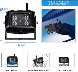 Digital Wireless Backup Camera 7 Monitor Rear View System 12-24V For Truck RV