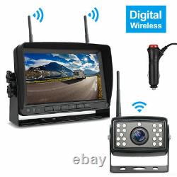 Digital Wireless Car Rear View Monitor Backup Camera Reversing 50m Range 12-24v
