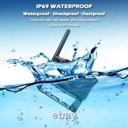 Digital Wireless Rear View Backup Camera 7 Quad DVR Monitor For Truck Caravan