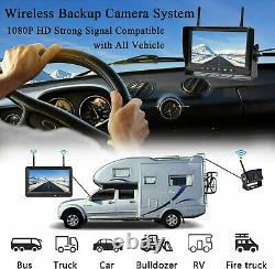 Digital Wireless Rear view Backup Camera HD 7'' Monitor for Truck Camper Trailer