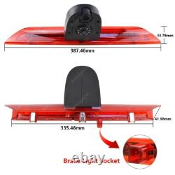 Dual Lens 3rd Brake Light Rear View Backup Camera for Ford Transit Van 2014-2024