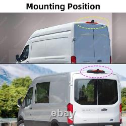 Dual Lens 3rd Brake Light Rear View Backup Camera for Ford Transit Van 2014-2024