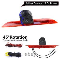 Dual Lens 3rd Brake Light Rear View Backup Camera for Ford Transit Van 2014-2024