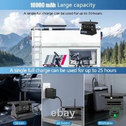 Dual Wireless Backup Camera for RV Trailer Easy Setup Solar RV Rear View Cam