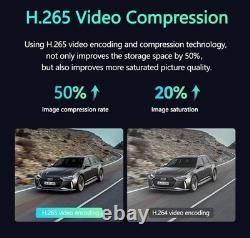 Dual Wireless Backup Camera for RV Trailer Easy Setup Solar RV Rear View Cam