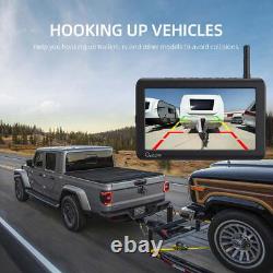 ERapta Magnetic Wireless Backup Camera 7 inch Monitor for Car Truck RV Trailer