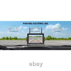 ERapta Magnetic Wireless Backup Camera 7 inch Monitor for Car Truck RV Trailer