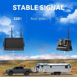 ERapta Magnetic Wireless Backup Camera 7 inch Monitor for Car Truck RV Trailer