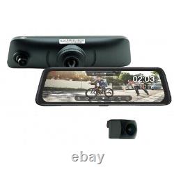 Echomaster Rear View Mirror Monitor With Dvr & Backup Cam Kit Mrc-hddvr New