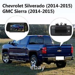 For Chevrolet Silverado GMC Sierra 2014-2015 Rear View Backup Camera +7 Monitor