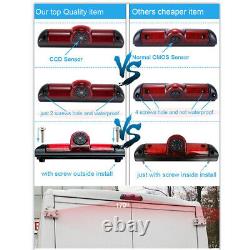 For Fiat Ducato/Peugeot Boxer Rear View Brake Light Backup Camera + 4.3''Monitor