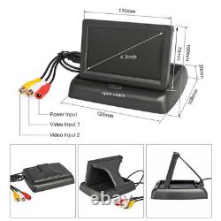For Fiat Ducato/Peugeot Boxer Rear View Brake Light Backup Camera + 4.3''Monitor