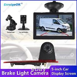 For Ford Transit Custom Rear View Backup Camera Kit without Brake Light LED Lamp