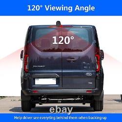 For Ford Transit Custom Van Brake Light Rear View Backup Camera +7'' Monitor Kit