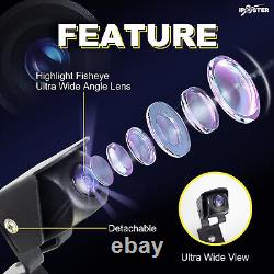 For Jeep Wrangler 5'' Wireless Monitor Spare Tire Mount Rear View Backup Camera