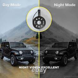 For Jeep Wrangler 5'' Wireless Monitor Spare Tire Mount Rear View Backup Camera