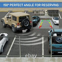 For Jeep Wrangler 5'' Wireless Monitor Spare Tire Mount Rear View Backup Camera
