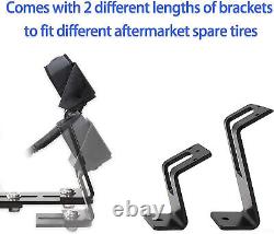 For Jeep Wrangler 5'' Wireless Monitor Spare Tire Mount Rear View Backup Camera