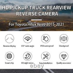 For Toyota Hilux Revo 2015-2021 Chrome Tailgate Handle Rear View Backup Camera