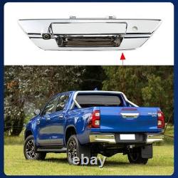 For Toyota Hilux Revo 2015-2021 Chrome Tailgate Handle Rear View Backup Camera