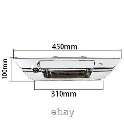 For Toyota Hilux Revo 2015-2021 Chrome Tailgate Handle Rear View Backup Camera