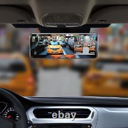 Frameless Rear View Mirror Replacement with 7 LCD Screen and 4 Video Inputs