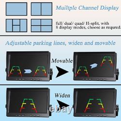 HD 10.1 1080P Wireless Monitor DVR Backup Camera for Truck RV Reverse Rear view