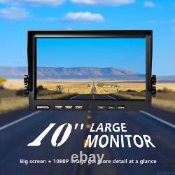 HD 10.1 1080P Wireless Monitor DVR Backup Camera for Truck RV Reverse Rear view