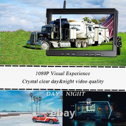 HD 10.1 1080P Wireless Monitor DVR Backup Camera for Truck RV Reverse Rear view