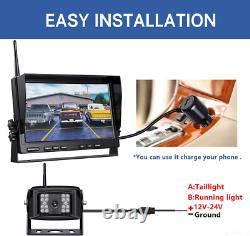 HD 10.1 1080P Wireless Monitor DVR Backup Camera for Truck RV Reverse Rear view