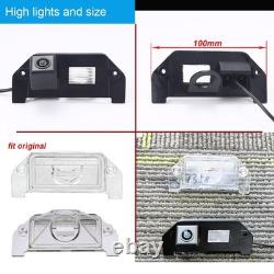 HD Waterproof Night Vision License Plate Light Parking Rear View Backup Camer