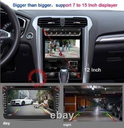 HD Waterproof Night Vision License Plate Light Parking Rear View Backup Camer