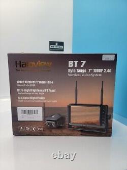 Haloview BT7 RV Backup Camera Wireless FHD 1080P DVR Rearview Full-Color Night V