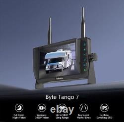 Haloview BT7 RV Backup Camera Wireless FHD 1080P DVR Rearview Full-Color Night V