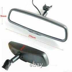 Handle Backup Rear view Camera 4.3 Mirror Monitor For Dodge Ram 1500 2009-2017