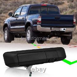 Handle Rear View Reverse Backup Tailgate Camera For Toyota Tacoma 2005-2014 2006