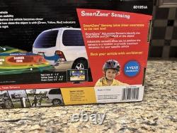 Hopkins 60195VA Rear View License Plate Camera & Sensor WithMonitor. Backup Alert