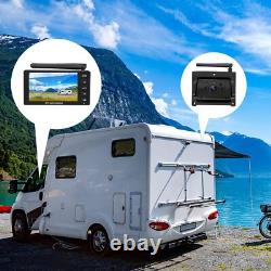 IRVCM1 Wireless 120° Backup Camera System for Car/RV/Truck Trailer with 5 Monitor