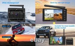 IRVCM1 Wireless 120° Backup Camera System for Car/RV/Truck Trailer with 5 Monitor