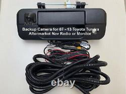 IR Backup Camera & OEM 4.3 Rear View Mirror Monitor For Toyota Tundra 2007-2013