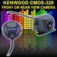 KENWOOD CMOS-320 UNIVERSAL FRONT OR REAR-VIEW CAR BACKUP CAMERA With 4 VIEW ANGLES