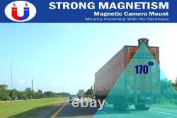 Magnetic Wireless Digital Backup Rear View Battery Camera + 7'' Monitor System