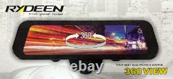 NEW Rydeen 360VIEW-SPL 360 Surround View Rearview Mirror with 4K Dash & Backup Cam