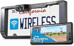 NIB Type S Solar-Powered Wireless Backup Camera Adjustable Lens 6.8 Touchscreen