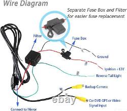 OEM 4.3 Car LCD Rear View Mirror Auto Bright Monitor Auto Dimming Backup Camera