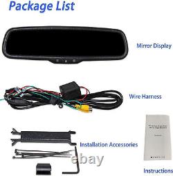OEM 4.3 Car LCD Rear View Mirror Auto Bright Monitor Auto Dimming Backup Camera
