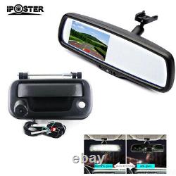 OEM Backup Parking Camera & OEM Mirror Monitor for Ford F250 F350 F450 2008-2016
